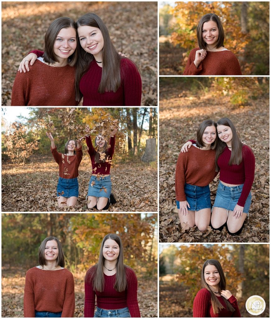 Charlotte, North Carolina | Waxhaw Senior Portrait Photographer | Marvin Ridge High School | Twin Sisters | Fall Portraits
