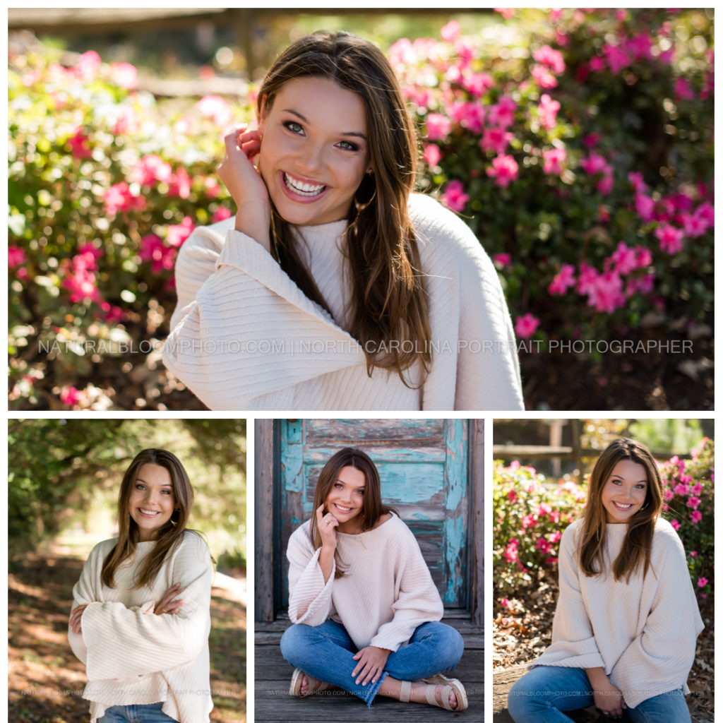 Weddington High School Fall Senior Portrait Session | naturalbloomphoto.com