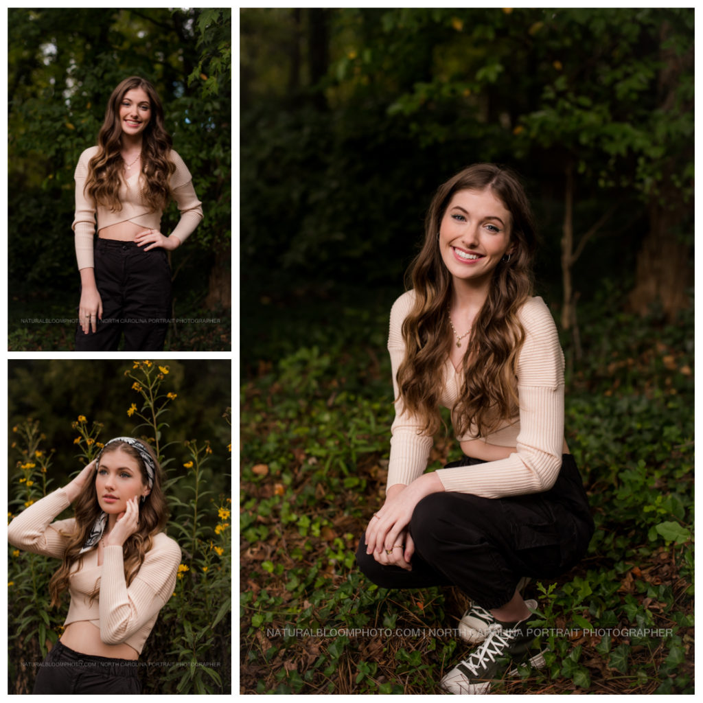 how to incorporate hands when posing high school senior girls
